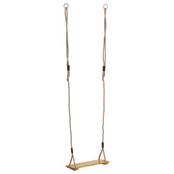 Siège balançoire bois exotique – Confort & Durabilité