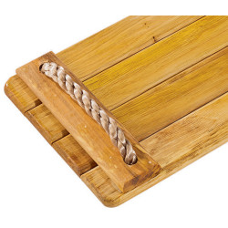 Siège balançoire bois exotique – Confort & Durabilité