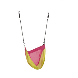 Siège balançoire Denoh turquoise et jaune – Accessoire portique | KBT
