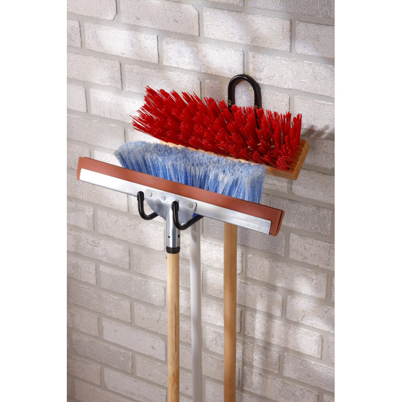 Crochet double 220 mm – Rangement garage optimal | MOTTEZ Crochet double 220 mm – Rangement garage optimal | MOTTEZ