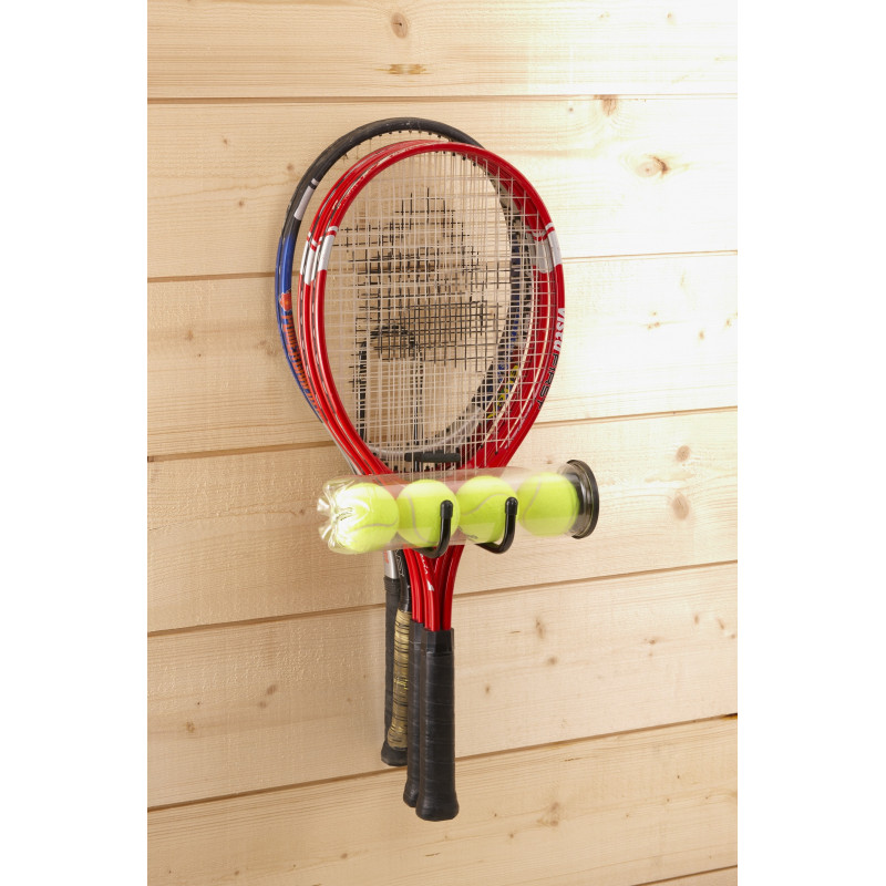 Crochet double 220 mm – Rangement garage optimal | MOTTEZ Crochet double 220 mm – Rangement garage optimal | MOTTEZ