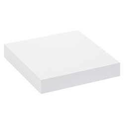 Tablette murale blanche 23 x 23,5 x 3,8 cm PRACTO HOME