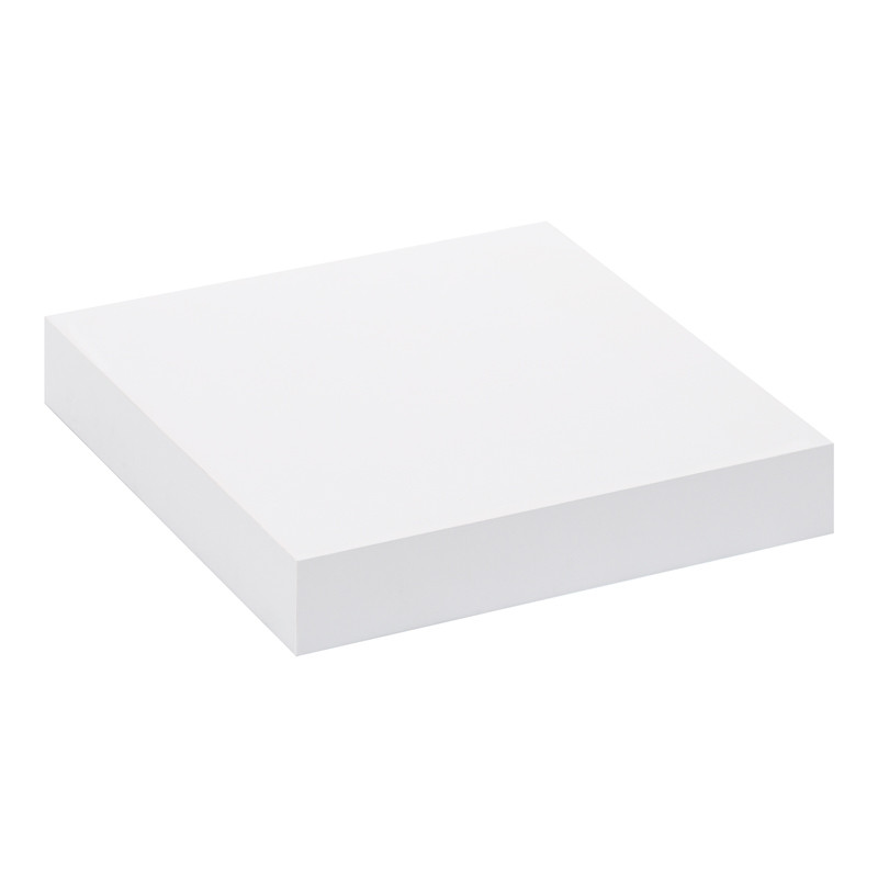 Tablette murale blanche 23 x 23,5 x 3,8 cm PRACTO HOME