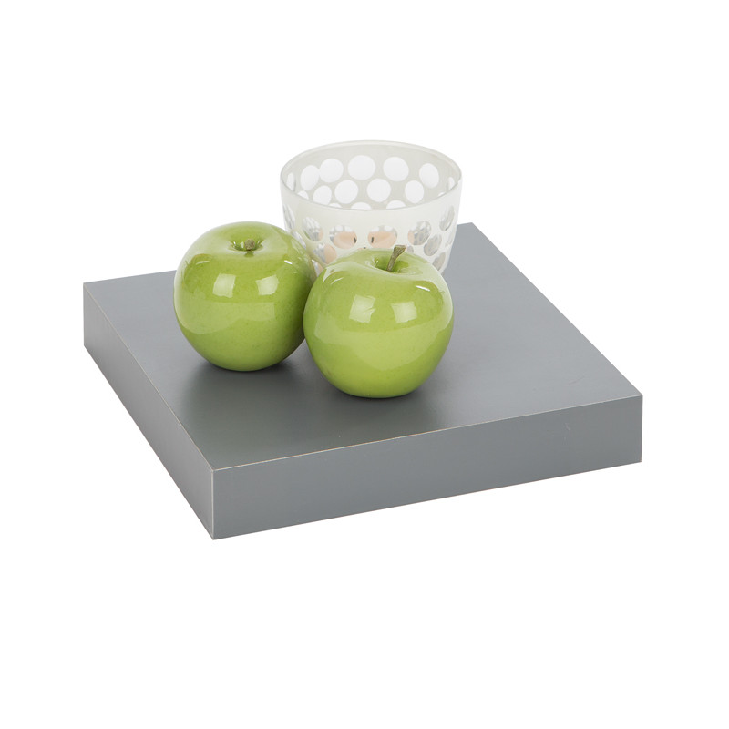 Tablette murale Chêne noir 23 x 23,5 x 3,8 cm PRACTO HOME