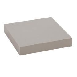 Tablette murale noire 23 x 23,5 x 3,8 cm PRACTO HOME