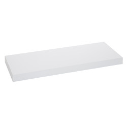 Tablette murale blanche brillante 23 x 23,5 x 3,8 cm PRACTO HOME