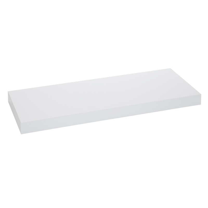 Tablette murale blanche brillante 23 x 23,5 x 3,8 cm PRACTO HOME