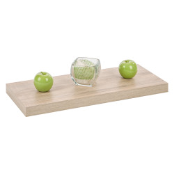 Tablette murale Chêne gris 60 x 23,5 x 3,8 cm PRACTO HOME