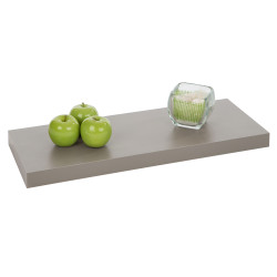 Tablette murale grise 60 x 23,5 x 3,8 cm PRACTO HOME