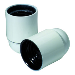 Set de soquets E27 blancs 2 pièces – Éclairage facile | PROFILE