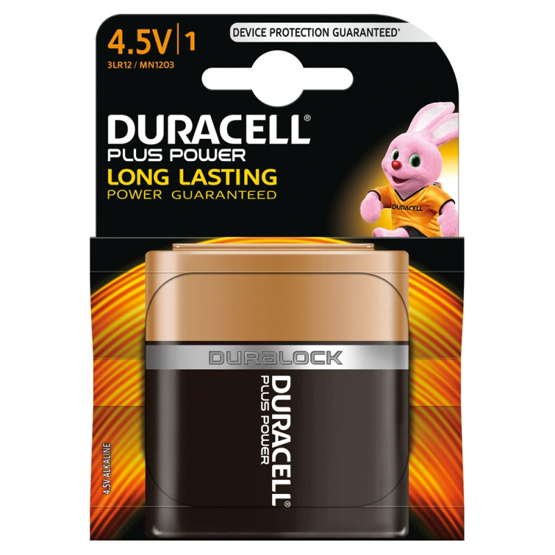 Pile alcaline Plus Power 4,5 V DURACELL