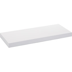 Tablette murale blanche brillante 90 x 23,5 x 3,8 cm PRACTO HOME