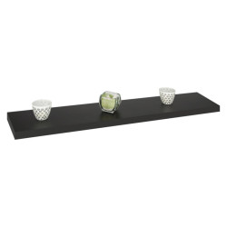 Tablette murale noire 90 x 23,5 x 3,8 cm PRACTO HOME Tablette murale noire 90 x 23,5 x 3,8 cm PRACTO HOME