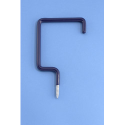 Crochet à vis carré Ø 9 mm – Rangement garage optimal | MOTTEZ