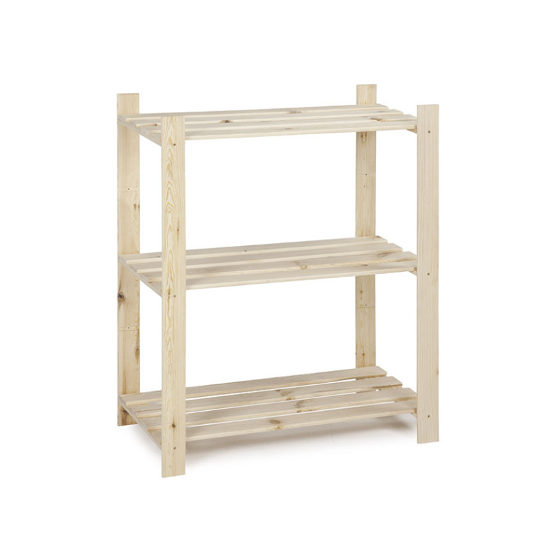 Etagère en bois Woody Rack 95 x 80 x 40 cm PRACTO HOME