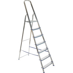Escabeau en aluminium Easy Step 7 marches – Stabilité | ESCALO