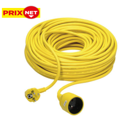 Allonge électrique en PVC 3G1.5 40 m jaune PROFILE