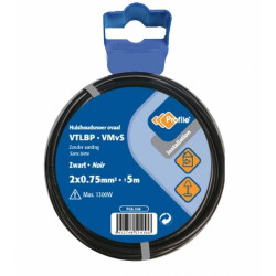 Câble VTLBP 2x0.75mm² Noir 5m – Usage Polyvalent | PROFILE