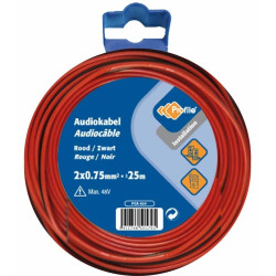 Câble audio 2x0.75mm² 25m PROFILE – Son Clair | PROFILE