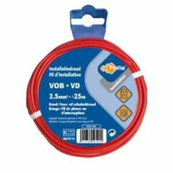 Câble VOB 2.5 mm² rouge 25m – Installation Facile | PROFILE