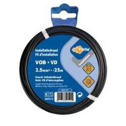 Câble VOB 2.5 mm² 25 m noir PROFILE