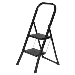 Escabelle Color Step noire 2 marches – Sécurité | ESCALO