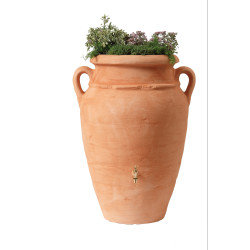 Tonneau Amphore Antik 260L Mural Récupérateur Eau Pluie | GARANTIA