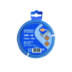 Câble VOB 1.5 mm² 25 m bleu PROFILE