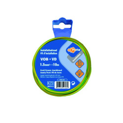 Câble VOB 1.5mm² Jaune/Vert 10m – Installation Facile | PROFILE