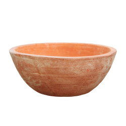 Coupe ronde Terra Crafted – Élégance Terracotta | POTTERIE