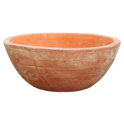 Coupe ronde terracotta Terra Crafted Ø 46 cm – Jardin d'exception | POTTERIE
