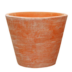 Pot conique Terra Crafted Ø 37x31 cm – Idéal pour le jardin | POTTERIE