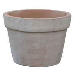 Pot brun antique M-Terra Ø 39x33 cm – Bac à fleurs | POTTERIE