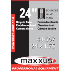 Chambre à air vélo 24 Schrader – Roulez en toute confiance | MAXXUS