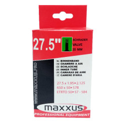 Chambre à air de vélo 27,5 – valve Presta 35 mm | MAXXUS