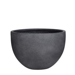 Pot noir polystone Ø 60x40 cm – Élégance & Durabilité | POTTERIE