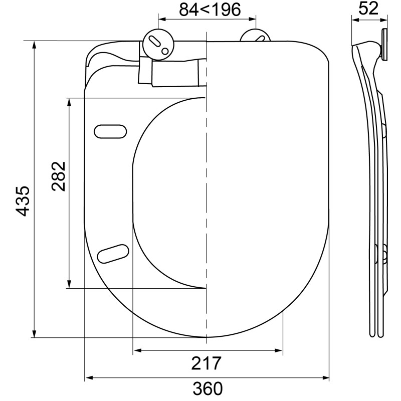 Abattant de toilette thermodur Amiral WIRQUIN