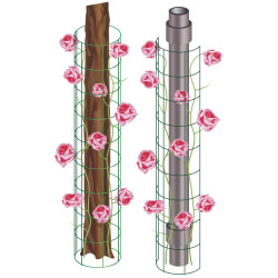 Gouttière en treillis métallique Ø 20 x 91 cm 2 pièces Gouttière en treillis métallique Ø 20 x 91 cm 2 pièces