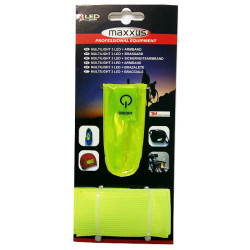 Éclairage Sécurité LED Brassard – Visibilité Maximale | MAXXUS