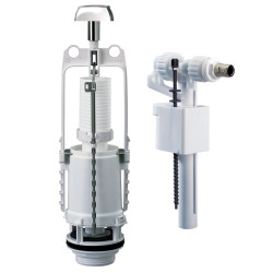 Mécanisme WC Siamp Bouton-Poussoir – Installation Facile | SANINSTAL
