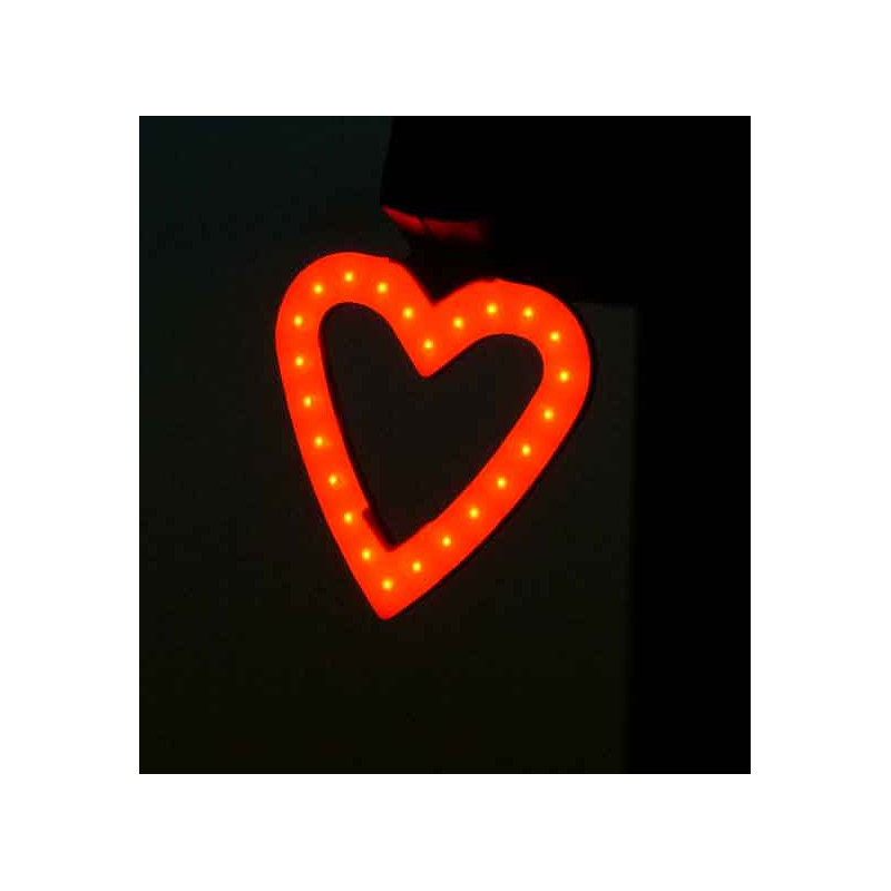 Lampe Vélo Cœur USB – Sécurité & Style | MAXXUS