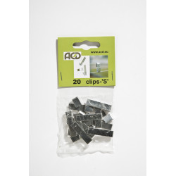 Clips pour vitres de serre en S 20 pièces ACD – Fixation facile