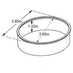 Piscine Anthracite Osmose Ø 3,95 x 1,32m – PVC/Métal | TRIGANO Piscine Anthracite Osmose Ø 3,95 x 1,32m – PVC/Métal | TRIGANO