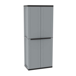 Armoire de rangement haute Jline 163,5 x 68 x 37,5 cm grise