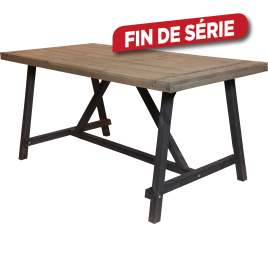 Table en bois 160 x 90 x 76 cm