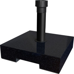 Pied de parasol bétonné 40 kg – Stabilité assurée