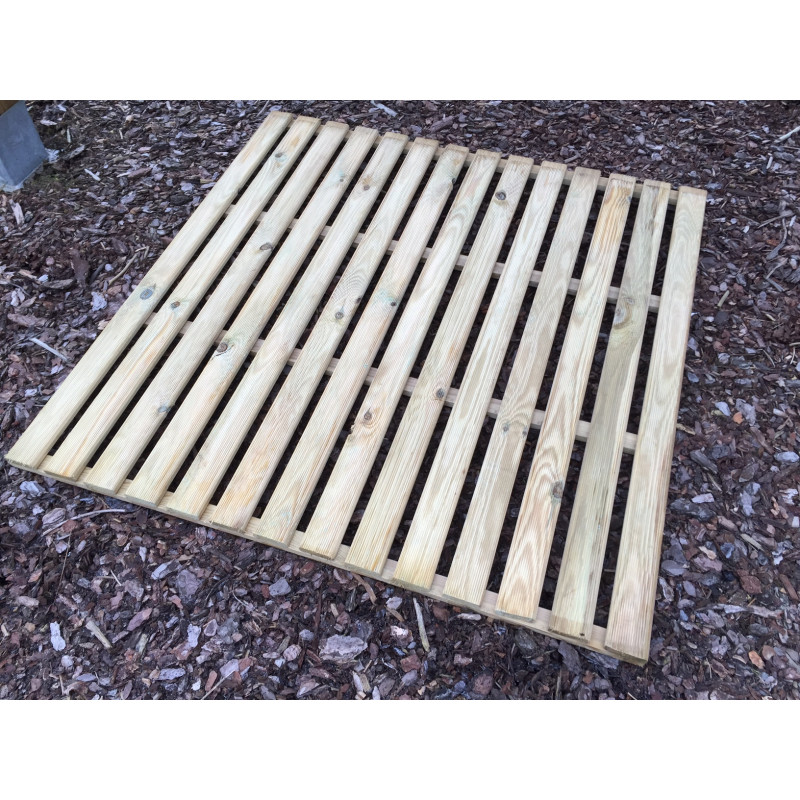 Dalle en bois 100x100x2,8cm SOLID – Robuste et Durable | SOLID