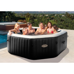 INTEX PureSpa Octogonal Jets et Bulles — Spa pour 6 personnes | INTEX