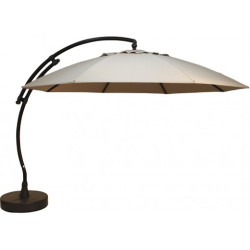 Parasol déporté et inclinable Easy Sun carbone Ø 375 cm SUNGARDEN