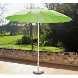 Parasol droit inclinable Pagoda taupe Ø 270 cm